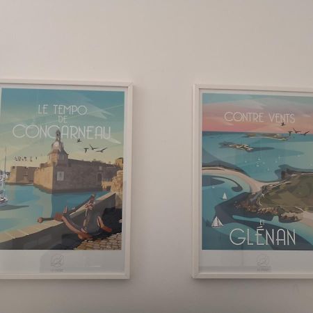 Courcyx : Appartement En Hyper-Centre ! Concarneau Bagian luar foto