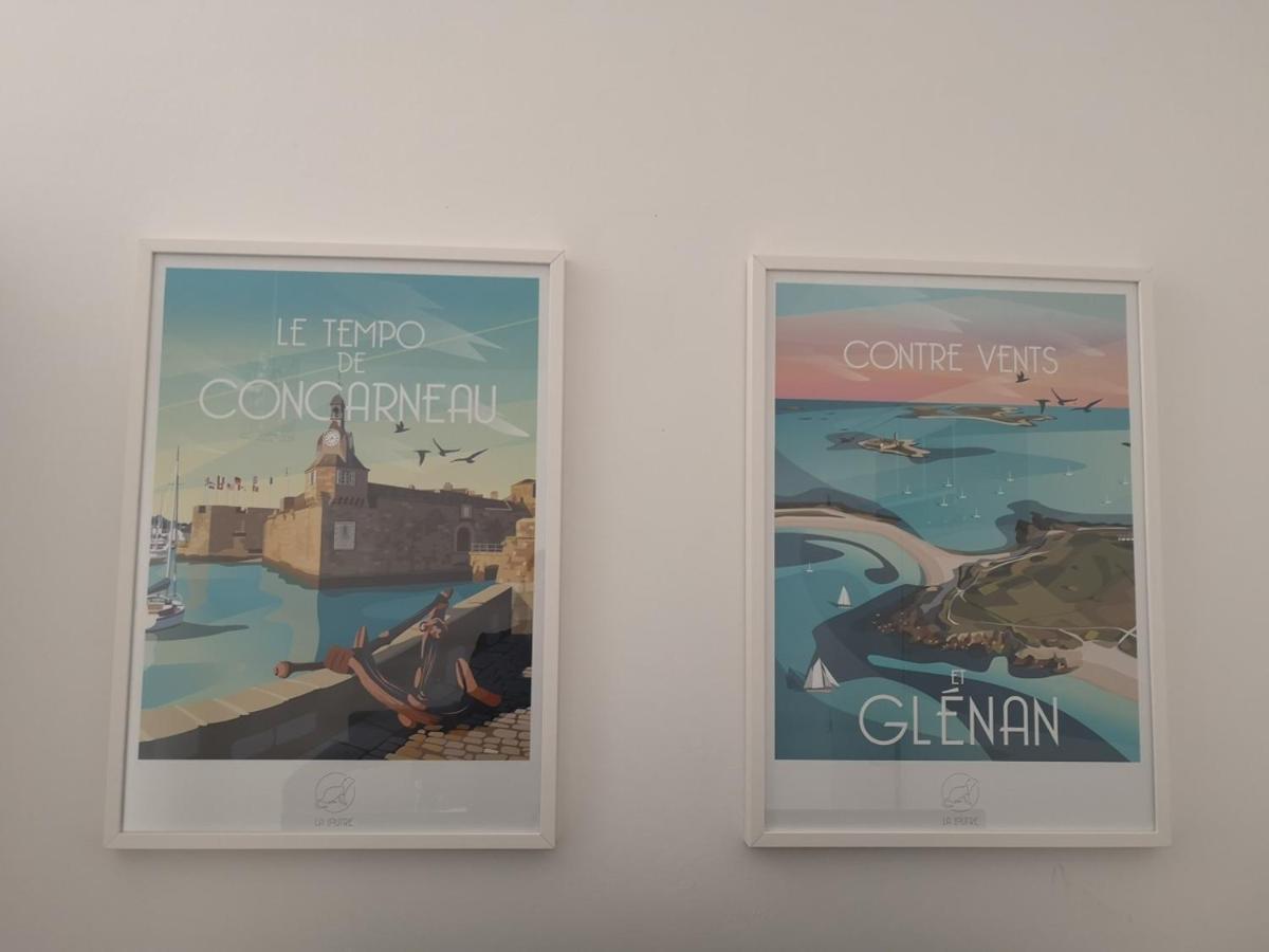 Courcyx : Appartement En Hyper-Centre ! Concarneau Bagian luar foto